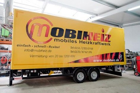 Mobiles Heizkraftwerk